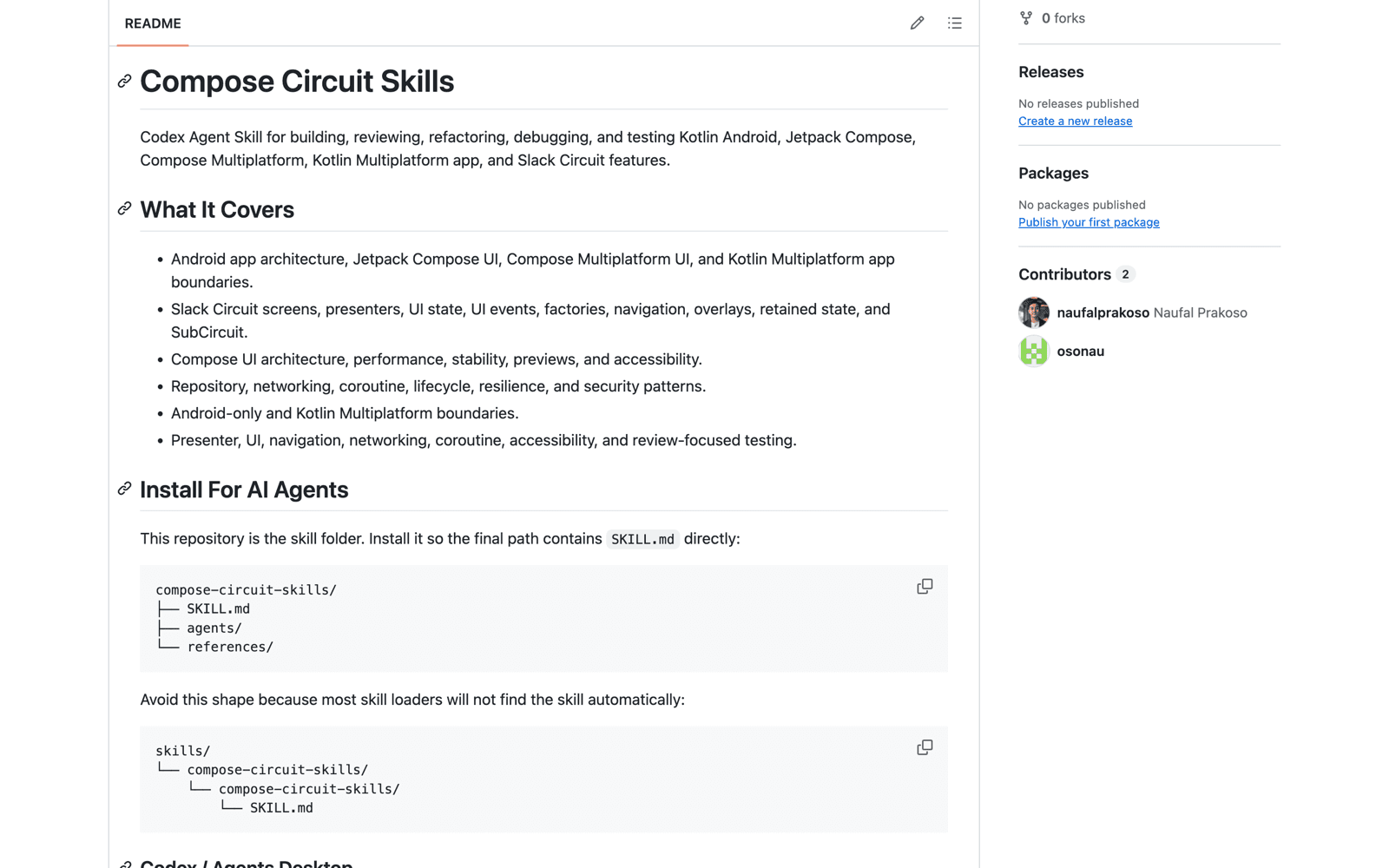 Compose Circuit Skills GitHub repository preview